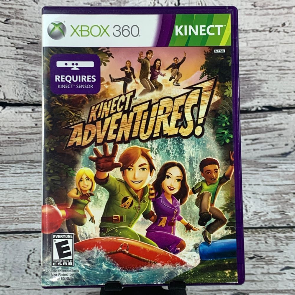Xbox 360 Kinect Adventures‎ Game Complete CIB Microsoft Motion Sensor Gaming
